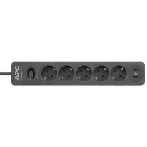 SCHNEIDER SurgeArrest Essential - Parasurtenseurs - 5 Prises GR - 2 USB - 230V - Noir (PME5U2B-GR) 3 SCHNEIDER SurgeArrest Essential - Parasurtenseurs - 5 Prises GR - 2 USB - 230V - Noir (PME5U2B-GR)