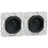 SCHNEIDER Ovalis - Double Prise De Courant - 2P+T - Horizon 71mm - Sans Plaque -Anthracite (S461069) 2 SCHNEIDER Ovalis - Double Prise De Courant - 2P+T - Horizon 71mm - Sans Plaque -Anthracite (S461069) -SCHNEIDER Soldes 53777566 1