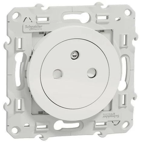 SCHNEIDER Odace - Lot De 100 Prises De Courant 2P+T Affleurante- Blanc (S524052P) 3 SCHNEIDER Odace - Lot De 100 Prises De Courant 2P+T Affleurante- Blanc (S524052P)