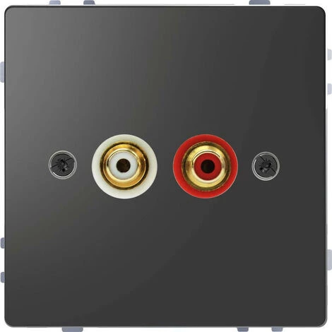 SCHNEIDER D-Life - Prise RCA Cinch - Anthracite - Méca + Enjoliveur (MTN4350-6034) 3 SCHNEIDER D-Life - Prise RCA Cinch - Anthracite - Méca + Enjoliveur (MTN4350-6034)