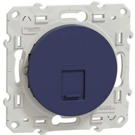 SCHNEIDER Odace, Prise RJ45 Cobalt, Grade 1 (téléphone) Cat. 5 UTP, à Vis (S550471) 3 SCHNEIDER Odace, Prise RJ45 Cobalt, Grade 1 (téléphone) Cat. 5 UTP, à Vis (S550471)
