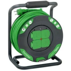 SCHNEIDER Thorsman - Enrouleur De Chantier - 25m - 2,5mm² - H07RNF 3G - IP44 - 4 Prises (IMT33150)