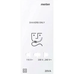 SCHNEIDER D-Life - Enjoliveur Pour Prise Rasoir - Blanc Lotus (MTN2109-3435)