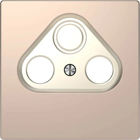 SCHNEIDER D-Life - Enjoliveur Pour Prise Télévision - Métal Champagne (MTN4123-6051) 3 SCHNEIDER D-Life - Enjoliveur Pour Prise Télévision - Métal Champagne (MTN4123-6051)