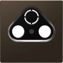 SCHNEIDER D-Life - Enjoliveur Pour Prise Télévision - Métal Mocca (MTN4123-6052)