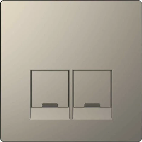 SCHNEIDER D-Life - Enjoliveur Pour Prise Double RJ45 Actassi S-One - Métal Nickel (MTN4572-6050) 3 SCHNEIDER D-Life - Enjoliveur Pour Prise Double RJ45 Actassi S-One - Métal Nickel (MTN4572-6050)