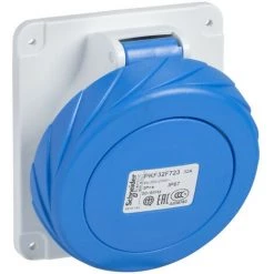SCHNEIDER PratiKa - Socle Prise Industrielle - 32A - IP67 - 220 - 4P - Vis (PKF32F724)