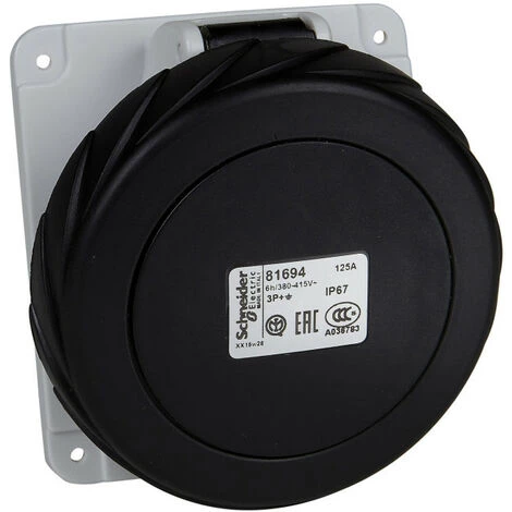 SCHNEIDER PratiKa - Socle De Prise Industrielle Coudée 16 A - 3P+N+T - 480-500 V CA - IP67 (PKY16F745) 3 SCHNEIDER PratiKa - Socle De Prise Industrielle Coudée 16 A - 3P+N+T - 480-500 V CA - IP67 (PKY16F745)