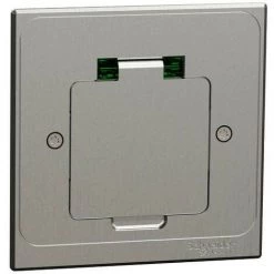 SCHNEIDER Unica System+ - Prise De Sol XS IK08 IP44 - 2P+T - Carrée Métal (INS52102)