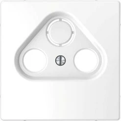 SCHNEIDER D-Life - Enjoliveur Pour Prise Télévision - Blanc Lotus (MTN4123-6035)