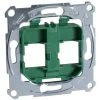 SCHNEIDER D-Life - Prise Support Double RJ45 Compatible Conn Keystone - Vert - Méca Seul (MTN4566-0004) 2 SCHNEIDER D-Life - Prise Support Double RJ45 Compatible Conn Keystone - Vert - Méca Seul (MTN4566-0004) -SCHNEIDER Soldes 53800750 1