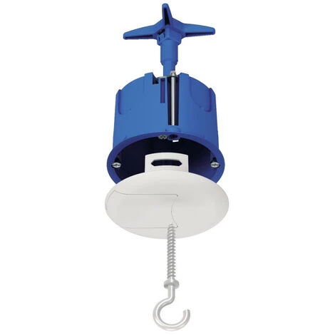 SCHNEIDER Multifix, Boîte De Centre Avec Collerette D67 P50 Couvercle Plein Trappe Piton (ALB71515) 3 SCHNEIDER Multifix, Boîte De Centre Avec Collerette D67 P50 Couvercle Plein Trappe Piton (ALB71515)