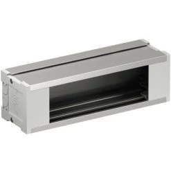 SCHNEIDER OptiLine 45 - Boitier Vide De Prises De Base - 3 Modules - Aluminium - L 195mm (ISM20420)