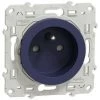 SCHNEIDER Odace, Prise De Courant 2P+T Cobalt, à Vis, Connexion Rapide (S550059)
