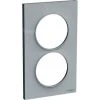 Plaque Odace Styl Gris 2 Postes Horizontaux Ou Verticaux Entraxe 57mm Schneider Electric 1 Plaque Odace Styl Gris 2 Postes Horizontaux Ou Verticaux Entraxe 57mm Schneider Electric -SCHNEIDER Soldes 54308400 1
