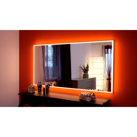 Schneider A-line Miroir Lumineux LED 180x76 Cm, 166.380.01., Coloris: Argent Anodisé Avec Système De Son - 166.380.01.5001 4 Schneider A-line Miroir Lumineux LED 180x76 Cm, 166.380.01., Coloris: Argent Anodisé Avec Système De Son - 166.380.01.5001 – Image 2