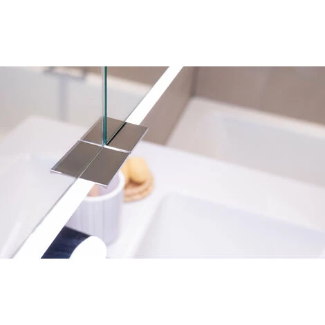 Schneider PREMIUM Line Ultimate Armoire De Toilette Lumineuse LED, 2 Portes à Double Miroir, Prise à Gauche, 625x73,3x15,8cm, 182.063., Exécution: Norme UE/corps Argent Anodisé - 182.063.02.50 6 Schneider PREMIUM Line Ultimate Armoire De Toilette Lumineuse LED, 2 Portes à Double Miroir, Prise à Gauche, 625x73,3x15,8cm, 182.063., Exécution: Norme UE/corps Argent Anodisé - 182.063.02.50 – Image 4