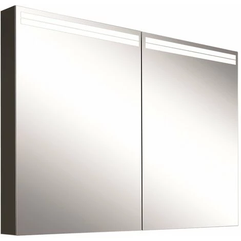 Armoire De Toilette Lumineuse LED Schneider ARANGALINE , 2 Miroirs Doubles, 100x70x12cm, 160.500.02.41, Exécution: Norme EU/corps Noir Mat - 160.500.02.41 3 Armoire De Toilette Lumineuse LED Schneider ARANGALINE , 2 Miroirs Doubles, 100x70x12cm, 160.500.02.41, Exécution: Norme EU/corps Noir Mat - 160.500.02.41