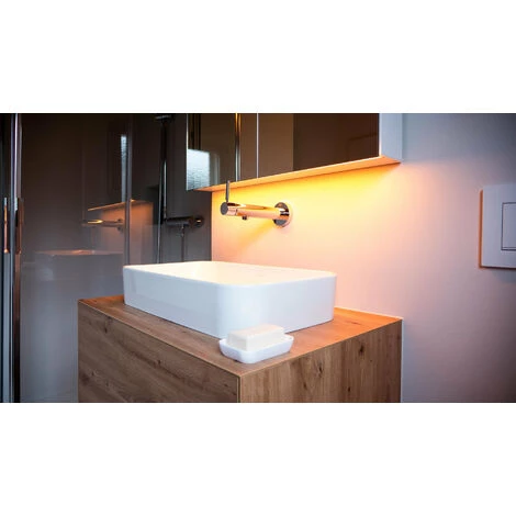 Schneider DAILY Line Ultimate Armoire De Toilette Lumineuse LED, 2 Portes à Double Miroir, 100x74,8x13cm, 178.100.02.02, Exécution: Norme UE/corps Blanc - 178.100.02.02 4 Schneider DAILY Line Ultimate Armoire De Toilette Lumineuse LED, 2 Portes à Double Miroir, 100x74,8x13cm, 178.100.02.02, Exécution: Norme UE/corps Blanc - 178.100.02.02 – Image 2