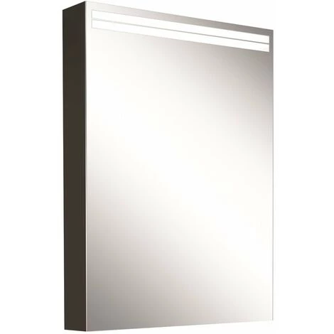 Schneider ARANGALINE Armoire De Toilette Lumineuse LED, 1 Porte, Charnières à Droite, 50x70x12cm, 160.452.02.41, Exécution: Norme EU/corps Noir Mat - 160.452.02.41 3 Schneider ARANGALINE Armoire De Toilette Lumineuse LED, 1 Porte, Charnières à Droite, 50x70x12cm, 160.452.02.41, Exécution: Norme EU/corps Noir Mat - 160.452.02.41
