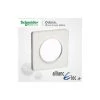 Plaque Blanc Mat 1 Poste Schneider Electric Odace Touch