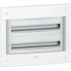 SCHNEIDER Coffret Métallique PRAGMA24 à Encastrer 2 Rangées De 48 Modules Sans Porte