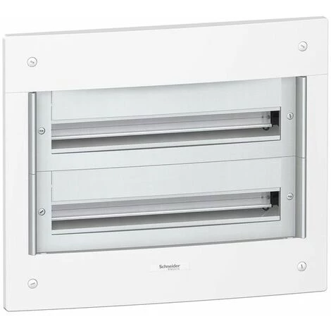 SCHNEIDER Coffret Métallique PRAGMA24 à Encastrer 2 Rangées De 48 Modules Sans Porte 3 SCHNEIDER Coffret Métallique PRAGMA24 à Encastrer 2 Rangées De 48 Modules Sans Porte
