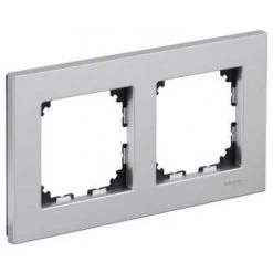 SCHNEIDER Cadre 2 éléments ELEGANCE Aluminium