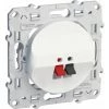 Prise Haut-parleurs 1 Sortie Blanc Schneider Electric Odace -SCHNEIDER Soldes 55792 1
