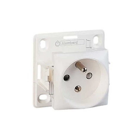 Schneider ALB61272 - Alréa Prise De Courant 2P+T - Blanc 3 Schneider ALB61272 - Alréa Prise De Courant 2P+T - Blanc