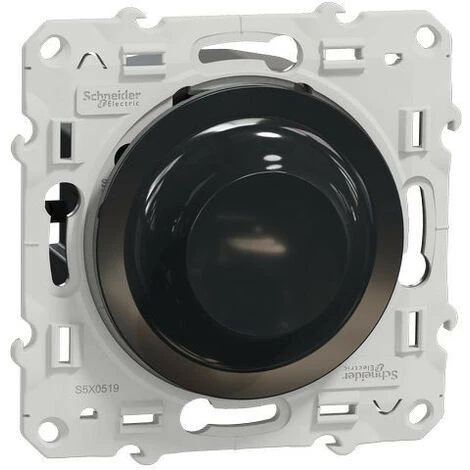 SCHNEIDER Odace - Variateur De Lumière Universel En 2 Ou 3 Fils 3W 100W(Led)- Anthracite (S540519) 3 SCHNEIDER Odace - Variateur De Lumière Universel En 2 Ou 3 Fils 3W 100W(Led)- Anthracite (S540519)