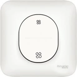 Interrupteur VMC 2 Positions Schneider Electric Ovalis + Plaque 8 Interrupteur VMC 2 Positions Schneider Electric Ovalis + Plaque -SCHNEIDER Soldes 56149 3