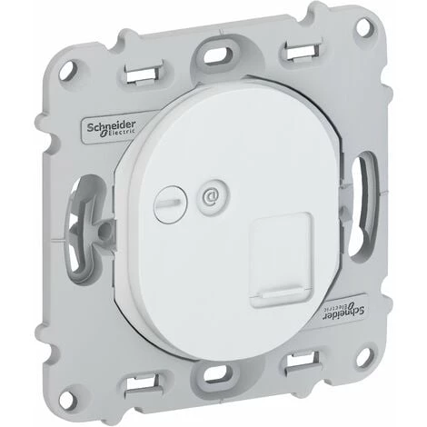 RJ45 CAT6 UTP Schneider Electric Ovalis Sans Plaque 3 RJ45 CAT6 UTP Schneider Electric Ovalis Sans Plaque