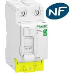 Interrupteur Différentiel Resi9 2P 63A 30ma - AC - Schneider R9PRC263