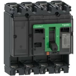 Schneider C10F4 Bloc De Coupure Sans Déclencheur Compact NSX100F 100A 4P Fixe - Noir