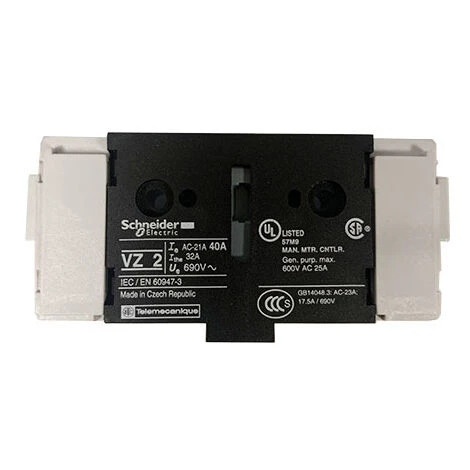 Schneider VZ2 Contact Principal 40A TeSys Vario Pour V2 - Noir 3 Schneider VZ2 Contact Principal 40A TeSys Vario Pour V2 - Noir