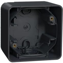 SCHNEIDER Boîtier 1 Poste Saillie Gris Composable Mureva Styl - Gris