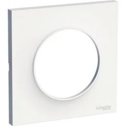 SCHNEIDER Plaque Odace Styl Blanc 1 Poste