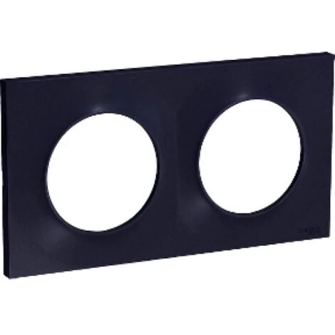 SCHNEIDER Plaque De Finition Anthracite 3 Postes Odace Styl 4 SCHNEIDER Plaque De Finition Anthracite 3 Postes Odace Styl – Image 2