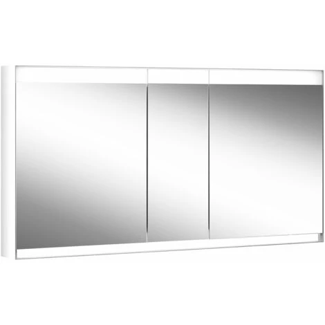 Schneider ADVANCED Line Superior Armoire De Toilette Lumineuse LED, 3 Portes, Gris, 150x76x14.7cm, 180.150., Exécution: Norme CH/corps Gris - 180.150.01.04 3 Schneider ADVANCED Line Superior Armoire De Toilette Lumineuse LED, 3 Portes, Gris, 150x76x14.7cm, 180.150., Exécution: Norme CH/corps Gris - 180.150.01.04