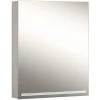 Schneider GRACELINE LED Armoire De Toilette Lumineuse, 1 Porte Butoir à Gauche, 60x70x12cm, 116.461., Exécution: Norme CH/corps Argent Anodisé - 116.461.01.50 2 Schneider GRACELINE LED Armoire De Toilette Lumineuse, 1 Porte Butoir à Gauche, 60x70x12cm, 116.461., Exécution: Norme CH/corps Argent Anodisé - 116.461.01.50 -SCHNEIDER Soldes 59422078 1