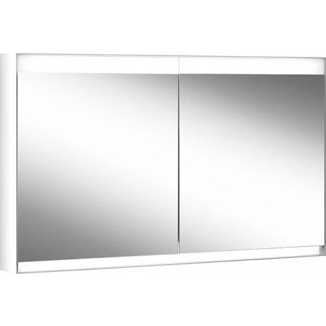 Schneider ADVANCED Line Superior Armoire De Toilette Lumineuse LED, 2 Portes, Gris, 140x76x14.7cm, 180.140., Exécution: Norme CH/corps Gris - 180.140.01.04 3 Schneider ADVANCED Line Superior Armoire De Toilette Lumineuse LED, 2 Portes, Gris, 140x76x14.7cm, 180.140., Exécution: Norme CH/corps Gris - 180.140.01.04
