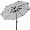 Schneider - Parasol Adria De 300 Cm De Diamètre, Gris Argenté. 2 Schneider - Parasol Adria De 300 Cm De Diamètre, Gris Argenté. -SCHNEIDER Soldes 60392254 1