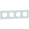 SCHNEIDER Odace Touch, Plaque Blanc Recyclé 4 Postes Horiz. Ou Vert. Entraxe 71mm (S510808) -SCHNEIDER Soldes 64174574 1
