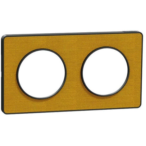 SCHNEIDER Odace Touch - PLQ Kvadrat Ocre/Anth 2 Postes Horiz. Ou Vert. Entraxe 71mm (S540804KY) 3 SCHNEIDER Odace Touch - PLQ Kvadrat Ocre/Anth 2 Postes Horiz. Ou Vert. Entraxe 71mm (S540804KY)