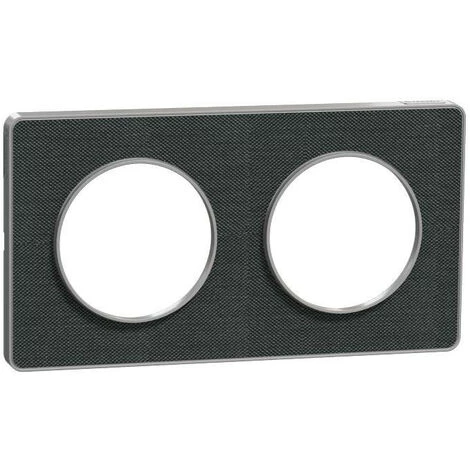 SCHNEIDER Odace Touch - PLQ Kvadrat Ombre/Alu 2 Postes Horiz. Ou Vert. Entraxe 71mm (S530804KB) 3 SCHNEIDER Odace Touch - PLQ Kvadrat Ombre/Alu 2 Postes Horiz. Ou Vert. Entraxe 71mm (S530804KB)