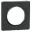 SCHNEIDER Odace Touch - Plaque De Finition Kvadrat 1 Poste - Ombre/Alu (S530802KB) -SCHNEIDER Soldes 64174596 1