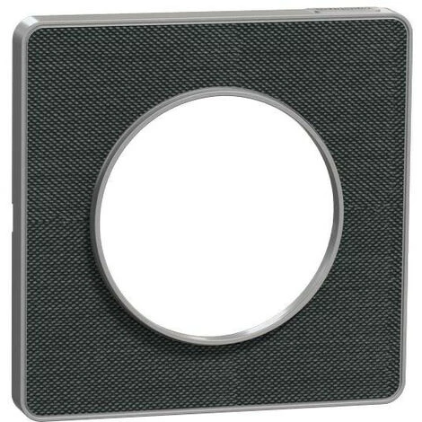 SCHNEIDER Odace Touch - Plaque De Finition Kvadrat 1 Poste - Ombre/Alu (S530802KB) 3 SCHNEIDER Odace Touch - Plaque De Finition Kvadrat 1 Poste - Ombre/Alu (S530802KB)