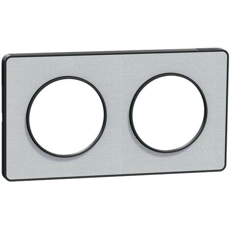 SCHNEIDER Odace Touch - PLQ Kvadrat Perle/Anth 2 Postes Horiz. Ou Vert. Entraxe 71mm (S540804KG) 3 SCHNEIDER Odace Touch - PLQ Kvadrat Perle/Anth 2 Postes Horiz. Ou Vert. Entraxe 71mm (S540804KG)