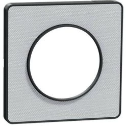 SCHNEIDER Odace Touch - Plaque De Finition Kvadrat 1 Poste - Perle/Anth (S540802KG)